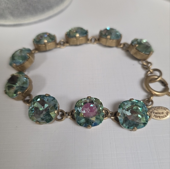 Catherine Popesco Green crystal Bracelet - Picture 2 of 8